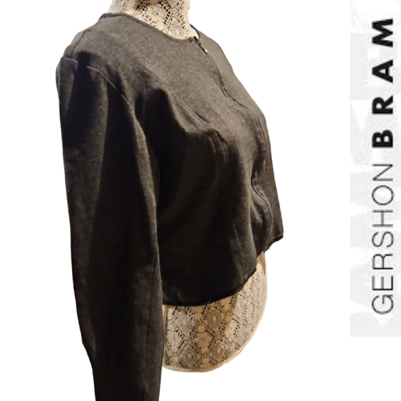 Gershon Bram Zippered Cropped Top - Picture 2 of 7